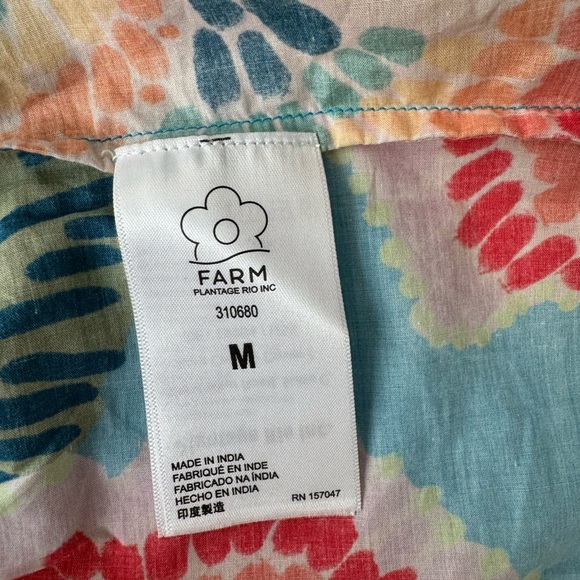 NWOT Farm Rio Dewdrop Spectrum Coverup dress size M - Picture 5 of 6